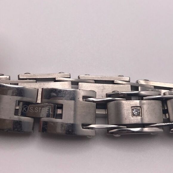 STAINLESS STEEL CHAINLINK BRACELET   - Picture 5 of 5